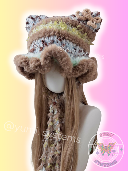 MODULAR MAVERICK | Heavy-Knit Artisan Cat-Ear Trapper